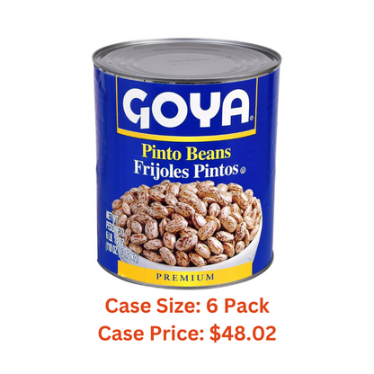 Goya Canned Pinto Beans, 110 Ounce - Case 1