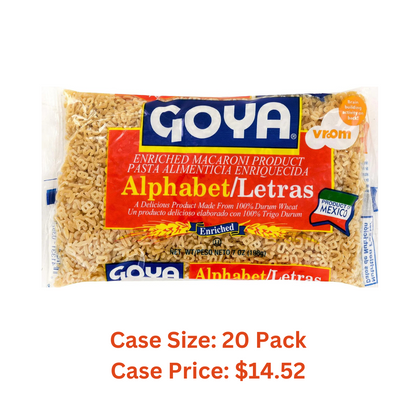 Goya Alphabet Pasta, 7 Ounce - Case 1