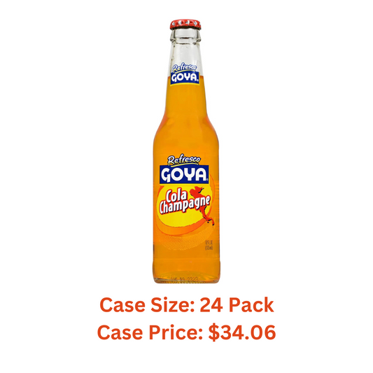 Goya Refresco Cola Champagne, 12 Ounce - Case 1