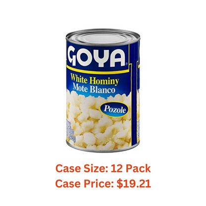 Goya Bean Hominy White, 15 oz - Case 1