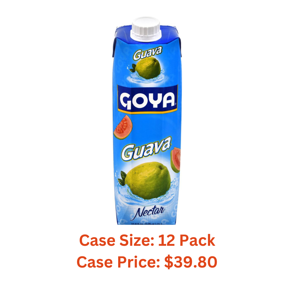 Goya Guava Nectar, 33.8 Ounce - Case 1