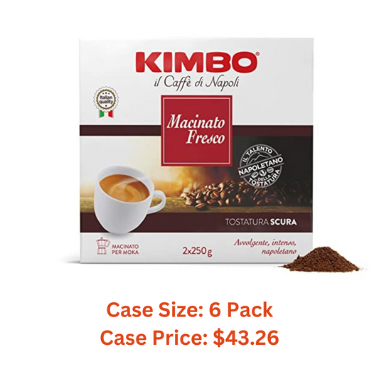 Kimbo Macinato Fresco (trans. freshly ground)  250g - 1 Case