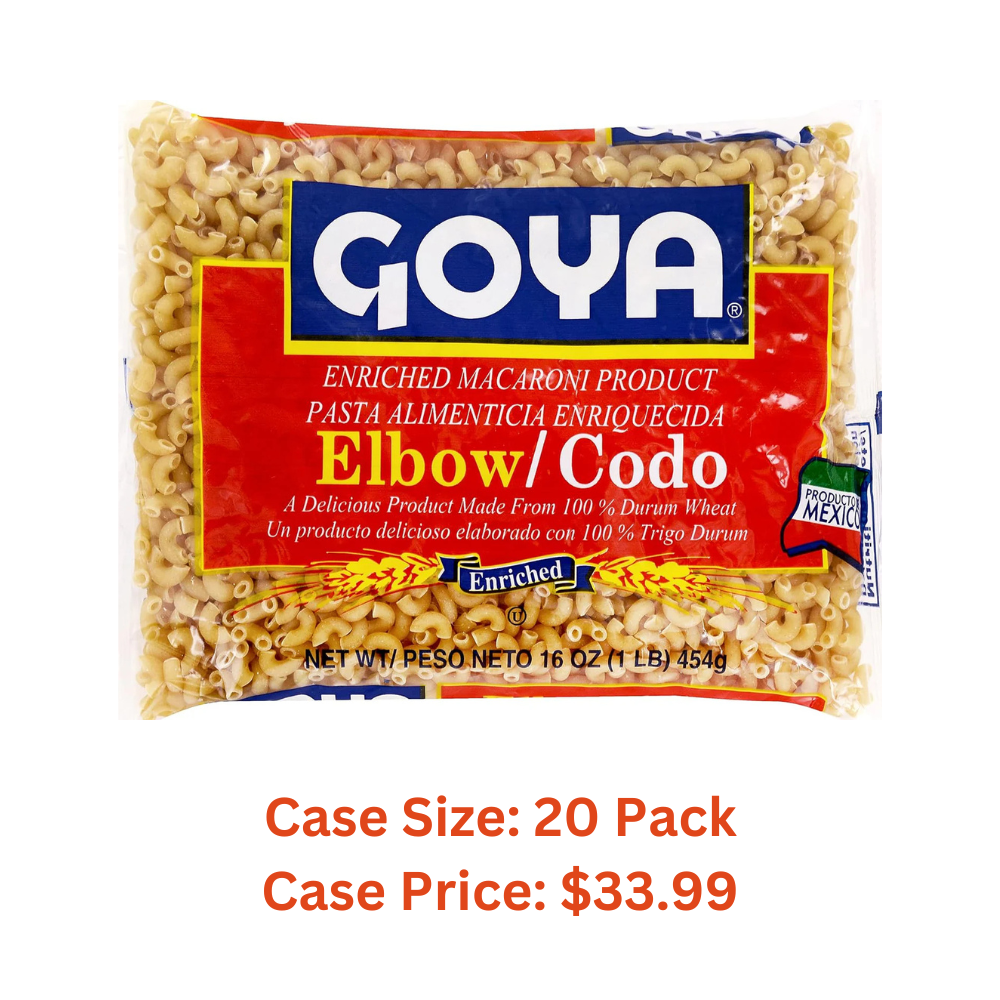 Goya Elbow Macaroni, 16 oz - Case 1