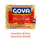 Goya Elbow Macaroni, 16 oz - Case 1