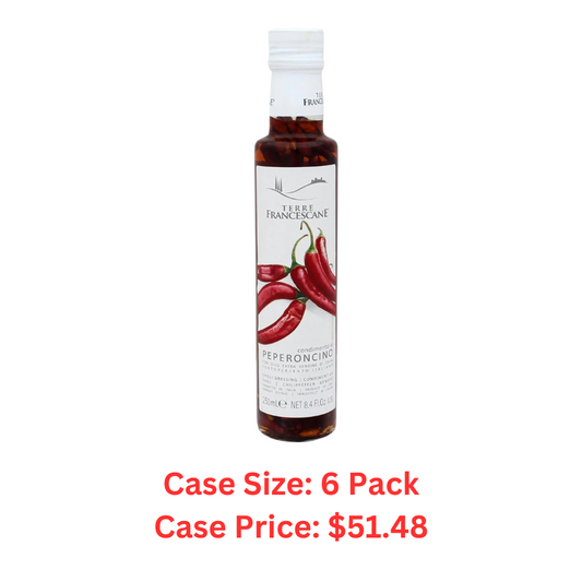 Chilli Dressing with 100% ITALIAN Extra Virgin Olive Oil - 250ml - 8.45 Fl oz | Directly imported from selected artisanal farms in Italy - Case 1