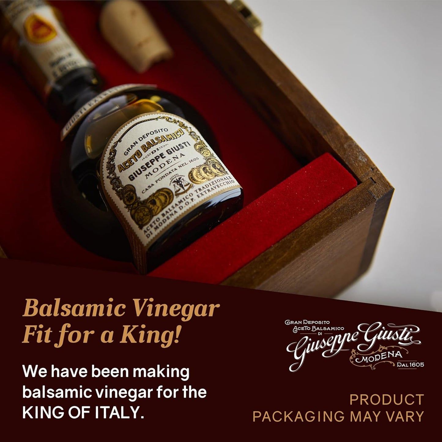 Giuseppe Giusti - Balsamic Vinegar of Modena Traditional 12 year old DOP certified - Aceto Balsamico Tradizionale Affinato, 100ml - 1 Case