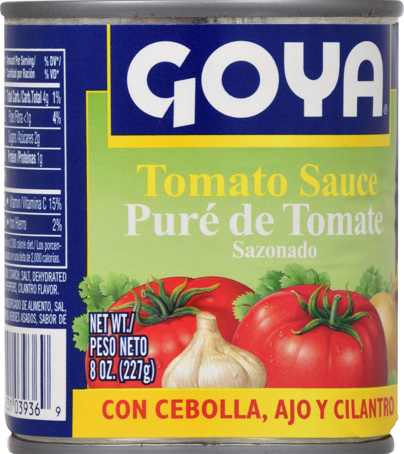 Goya Foods Tomato Sauce with Cilantro, Onion & Garlic, 8 Ounce - Case 1