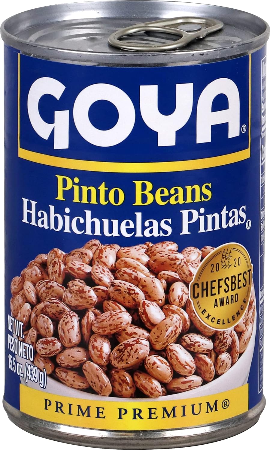 Goya Canned Pinto Beans, 15.5 Oz - Case 1