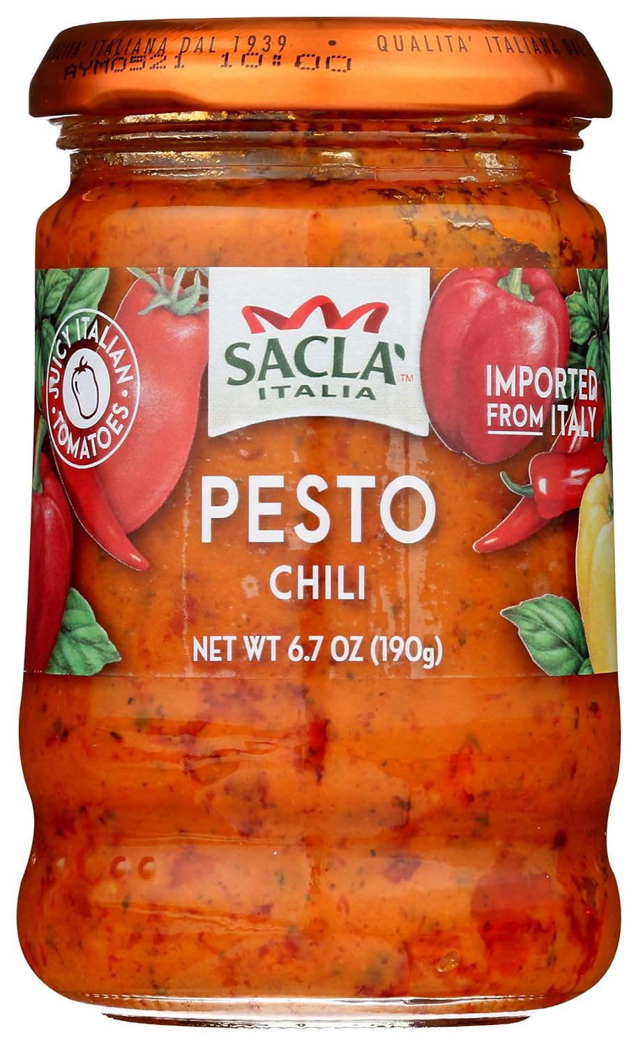 SACLA Chili Pesto, 6.7 OZ - Case 1