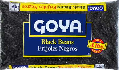 Goya Black Beans, Dry, 4 Lb Bag - Case 1