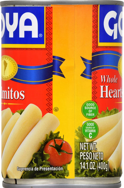 Goya Foods Whole Heart of Palmitos, 14.1 oz - Case 1