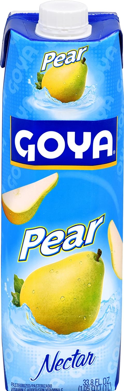 Goya Pear Nectar, 33.8 oz - Case 1