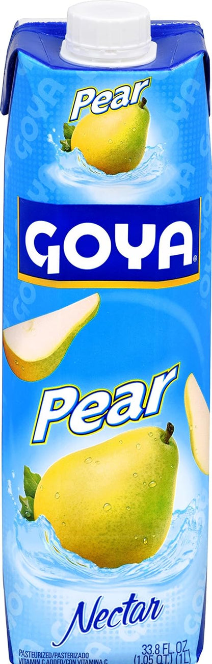 Goya Pear Nectar, 33.8 oz - Case 1