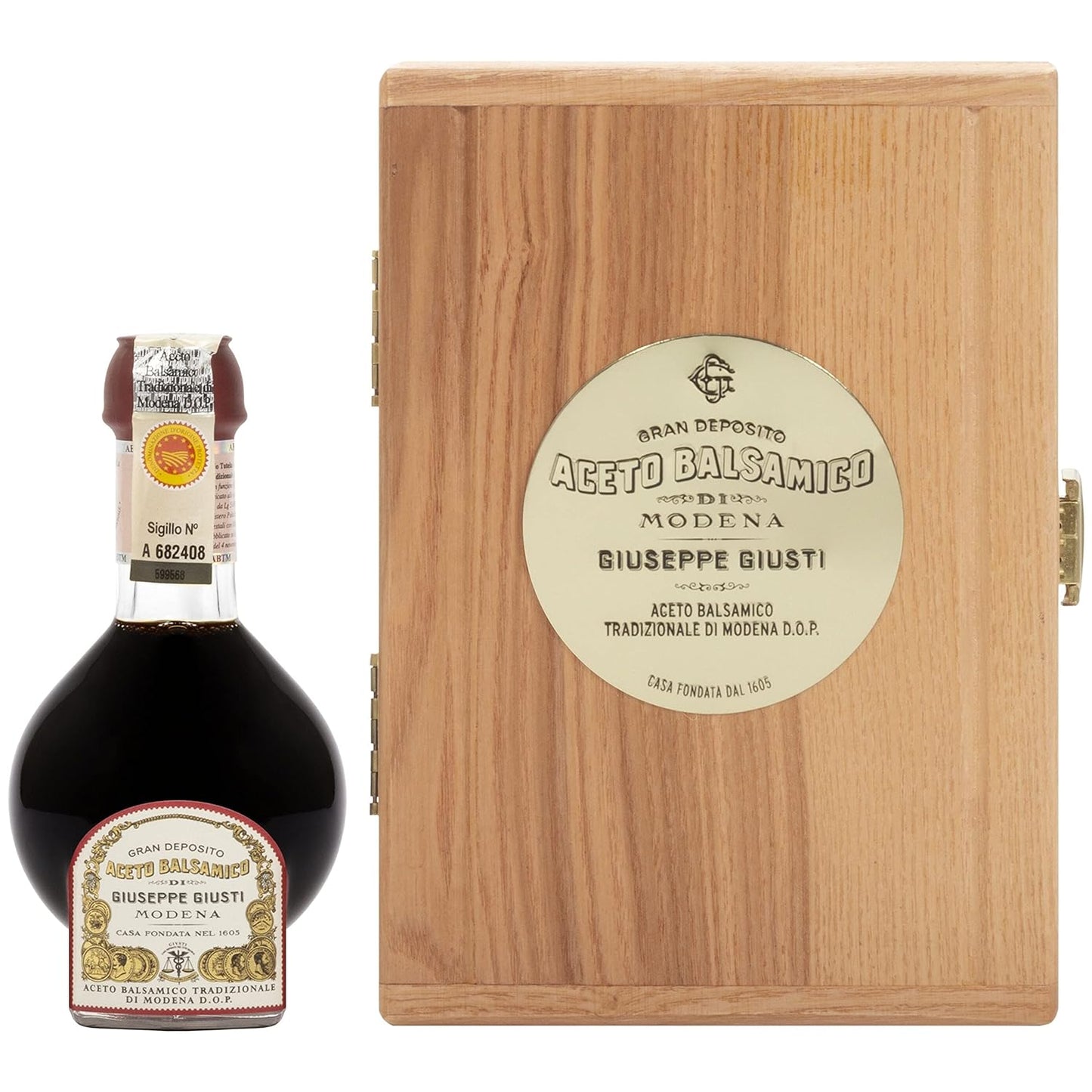 Giuseppe Giusti - Balsamic Vinegar of Modena Traditional 12 year old DOP certified - Aceto Balsamico Tradizionale Affinato, 100ml - 1 Case