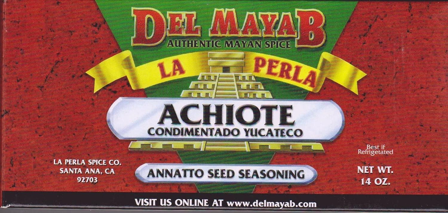 La Perla del Mayab Annatto Seed Paste Achiote, 14 oz. - Case 1