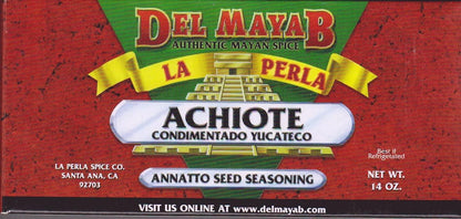 La Perla del Mayab Annatto Seed Paste Achiote, 14 oz. - Case 1