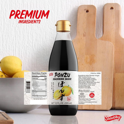 Shirakiku Ponzu Sauce Perfect for Shabu Shabu 12fl oz - Case 1