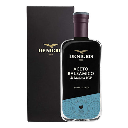 De Nigris Balsamic Vinegar Of Modena Excellence Line - Silver Eagle (45% Grape Must) 8,5 Oz (250ml) | Balsamic Vinegar From Modena Italy, Strong And Velvety Taste | Balsamic Vinegar Aged Case 1