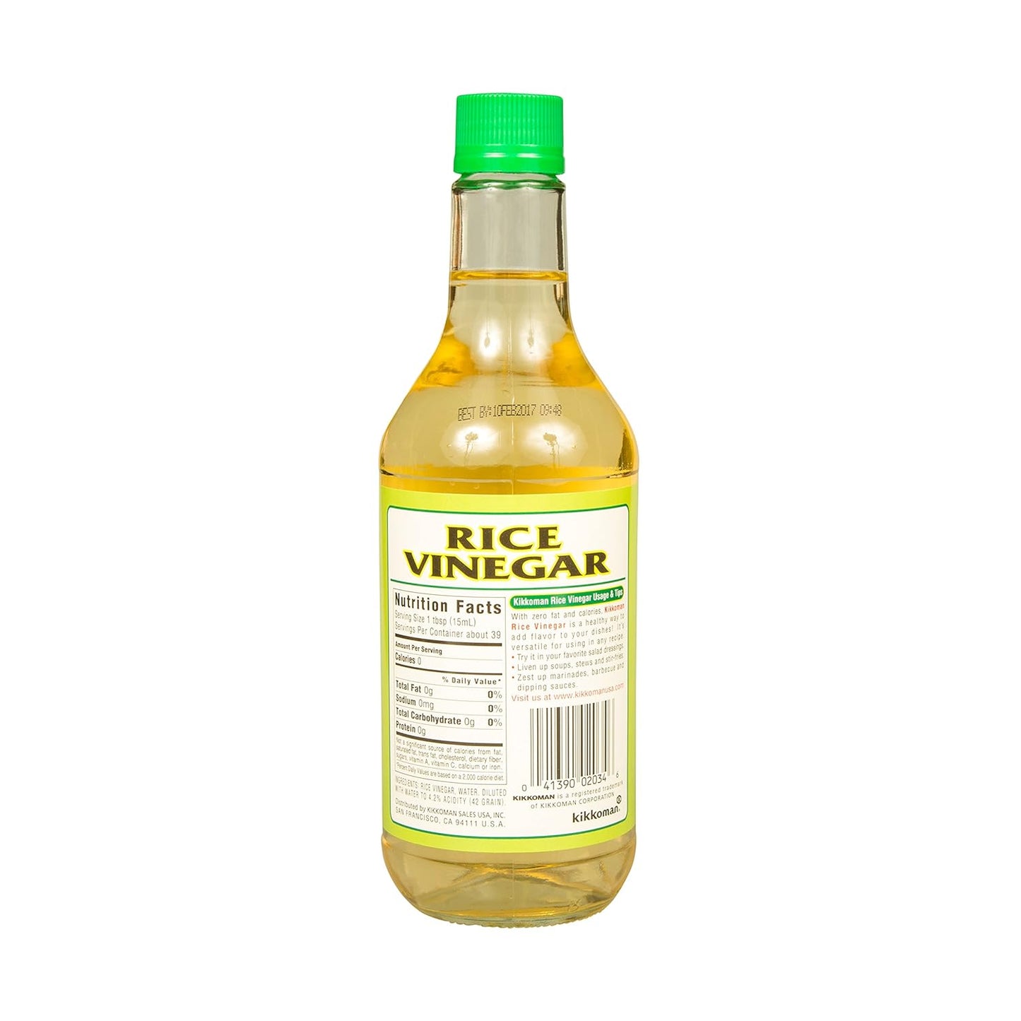 Kikkoman Rice Vinegar, 20 Ounce - case 1