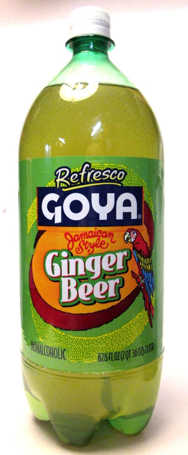 Goya Refresco Authentic Jamaican Style Ginger Beer, 67.6 fl oz - Case 1