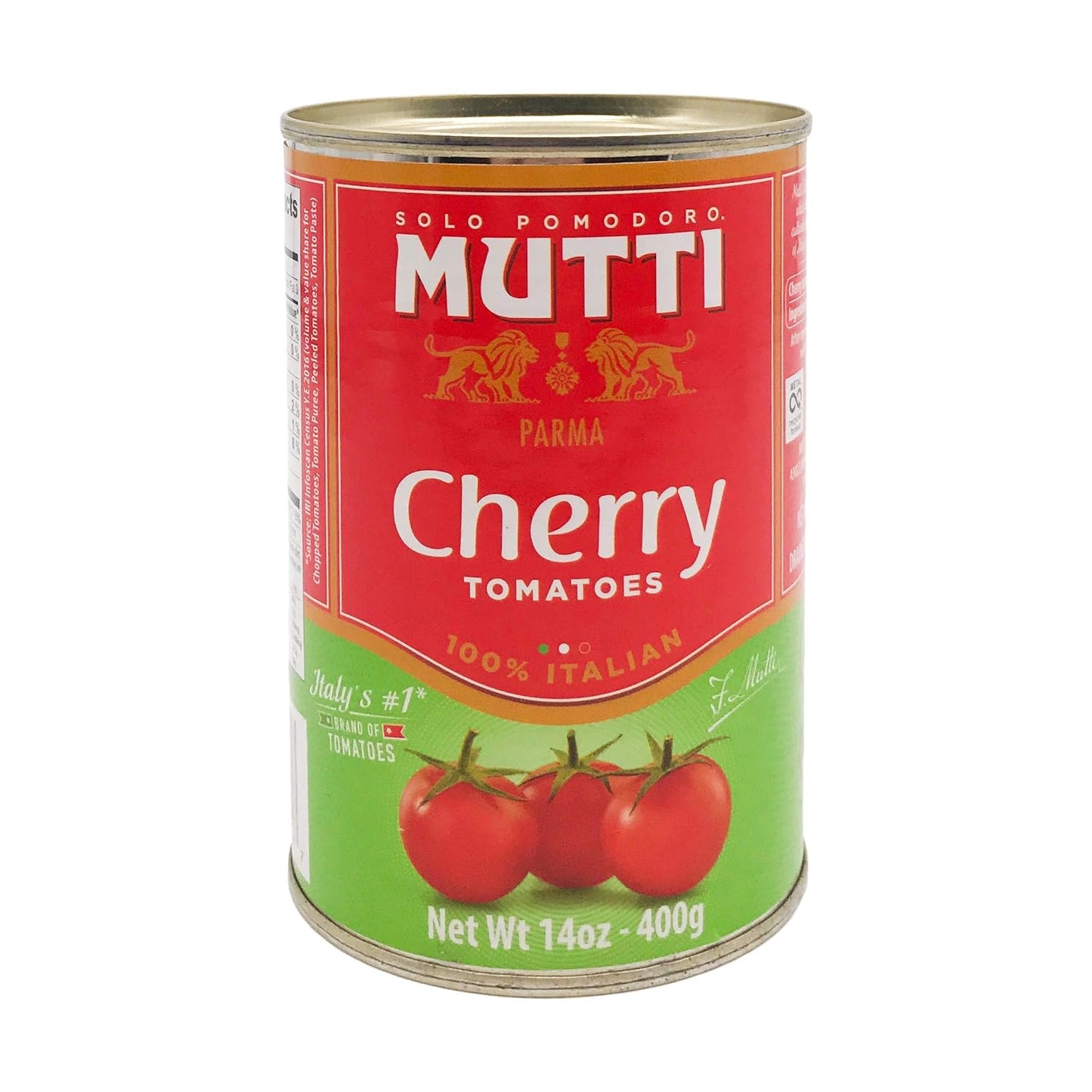 Mutti Cherry Tomatoes (Ciliegini), 14 oz. | Italy’s #1 Brand of Tomatoes | Fresh Taste for Cooking | Canned Tomatoes | Vegan Friendly & Gluten Free | No Additives or Preservatives - 1 Case