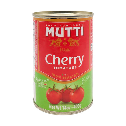 Mutti Cherry Tomatoes (Ciliegini), 14 oz. | Italy’s #1 Brand of Tomatoes | Fresh Taste for Cooking | Canned Tomatoes | Vegan Friendly & Gluten Free | No Additives or Preservatives - 1 Case