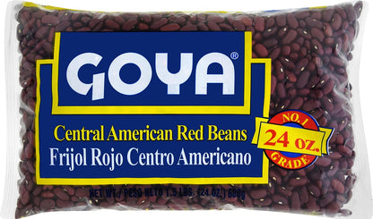 Goya Central American Red Beans, Dry, 24 Ounce Bag - Case 1