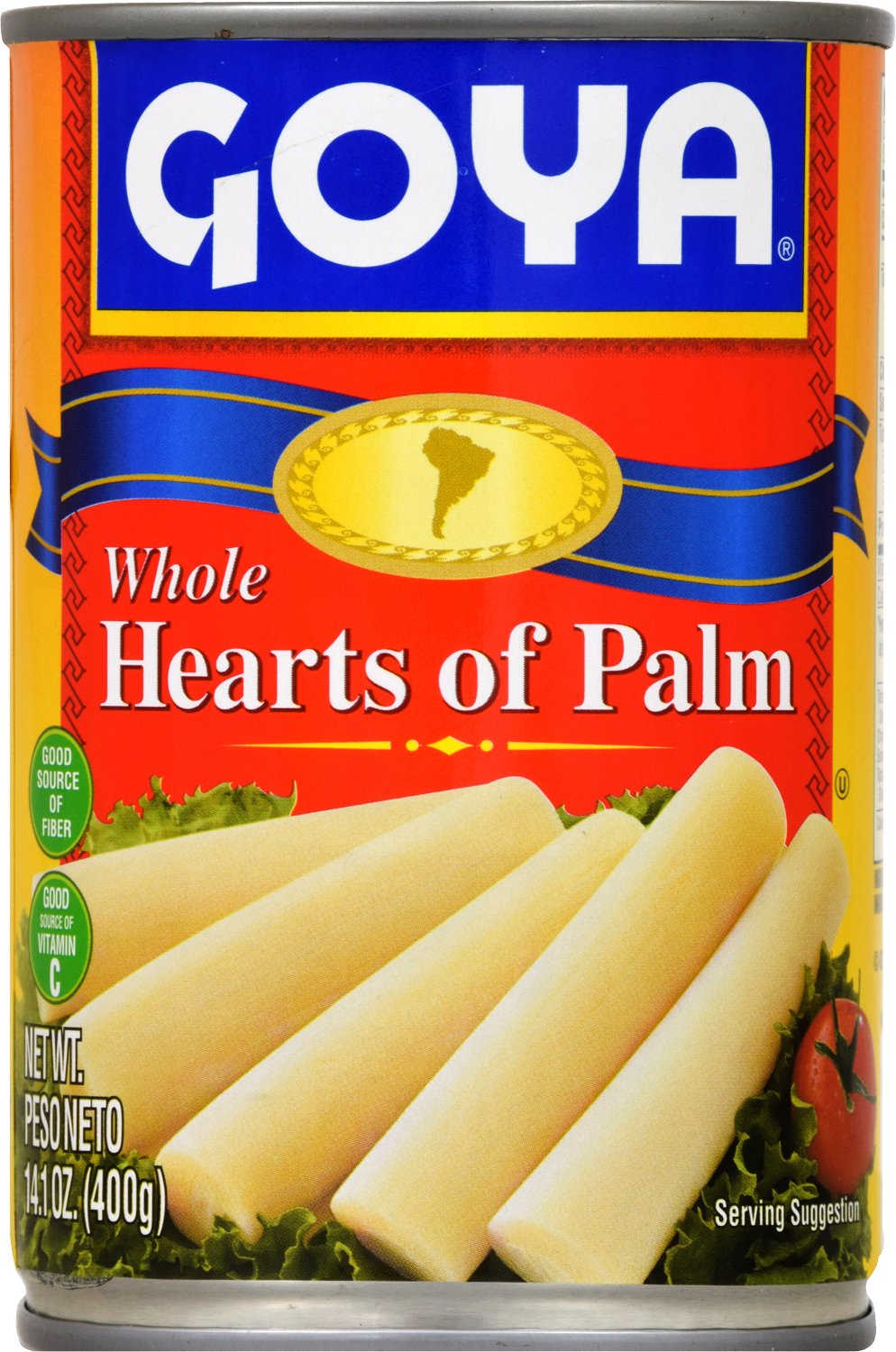 Goya Foods Whole Heart of Palmitos, 14.1 oz - Case 1