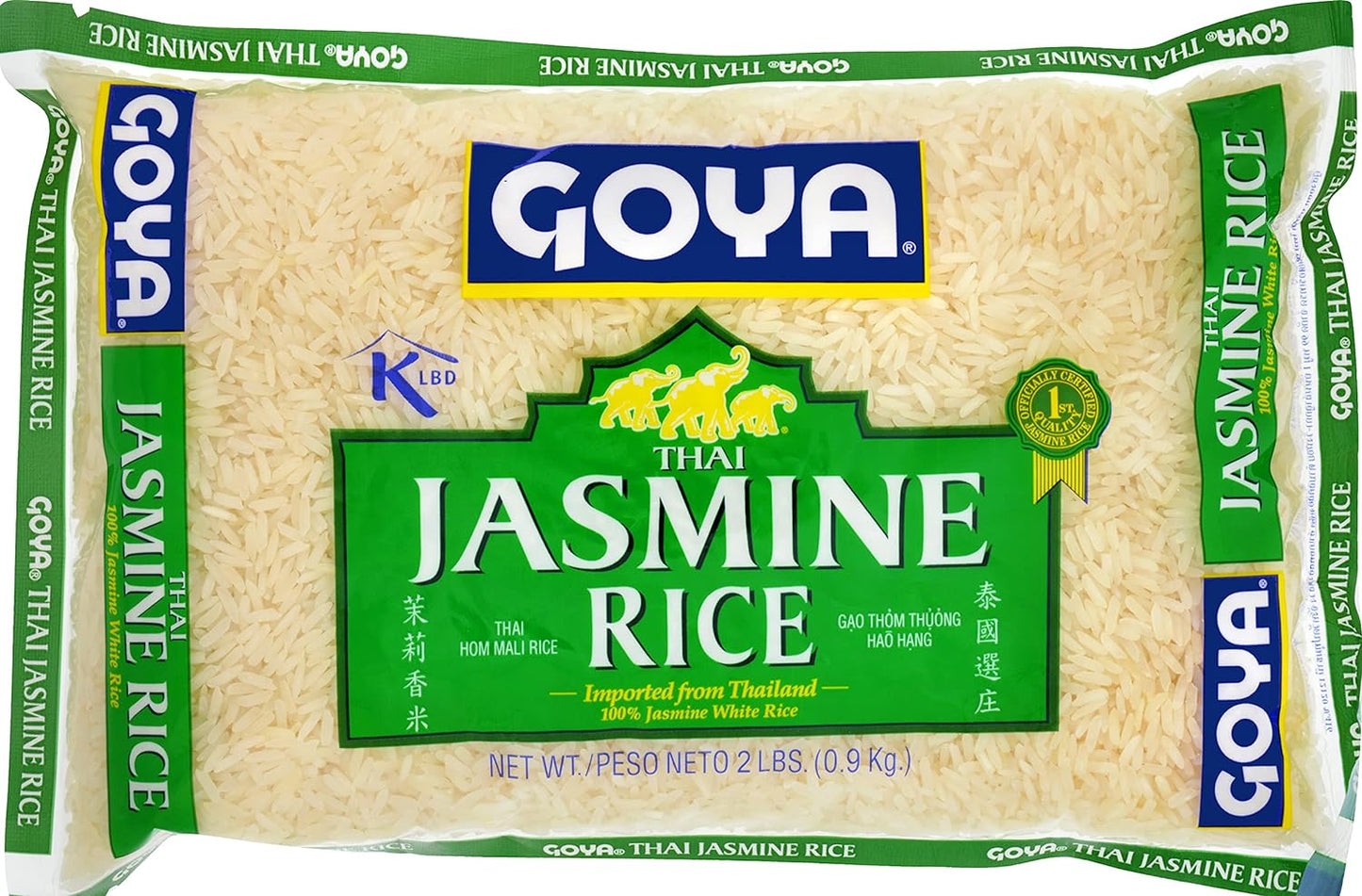 Goya Thai Jasmine White Rice, 32 oz - Case 1