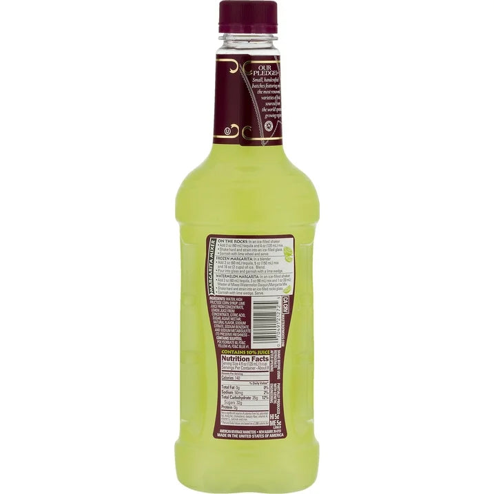 Master of Mixes Margarita Mixer, 33.8 oz - Case 1