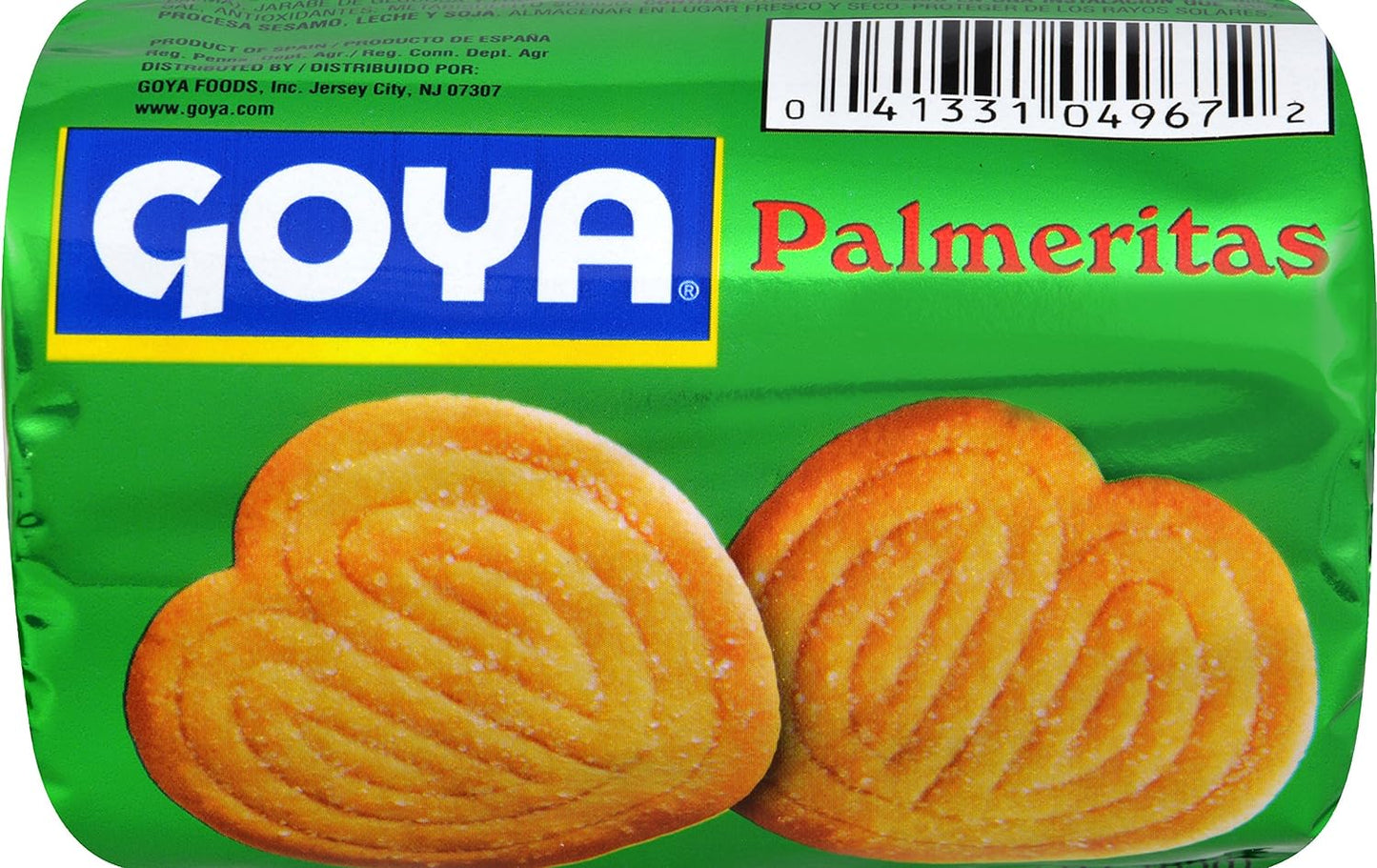 Goya Palmerita Cookies, 3 Ounce - Case 1