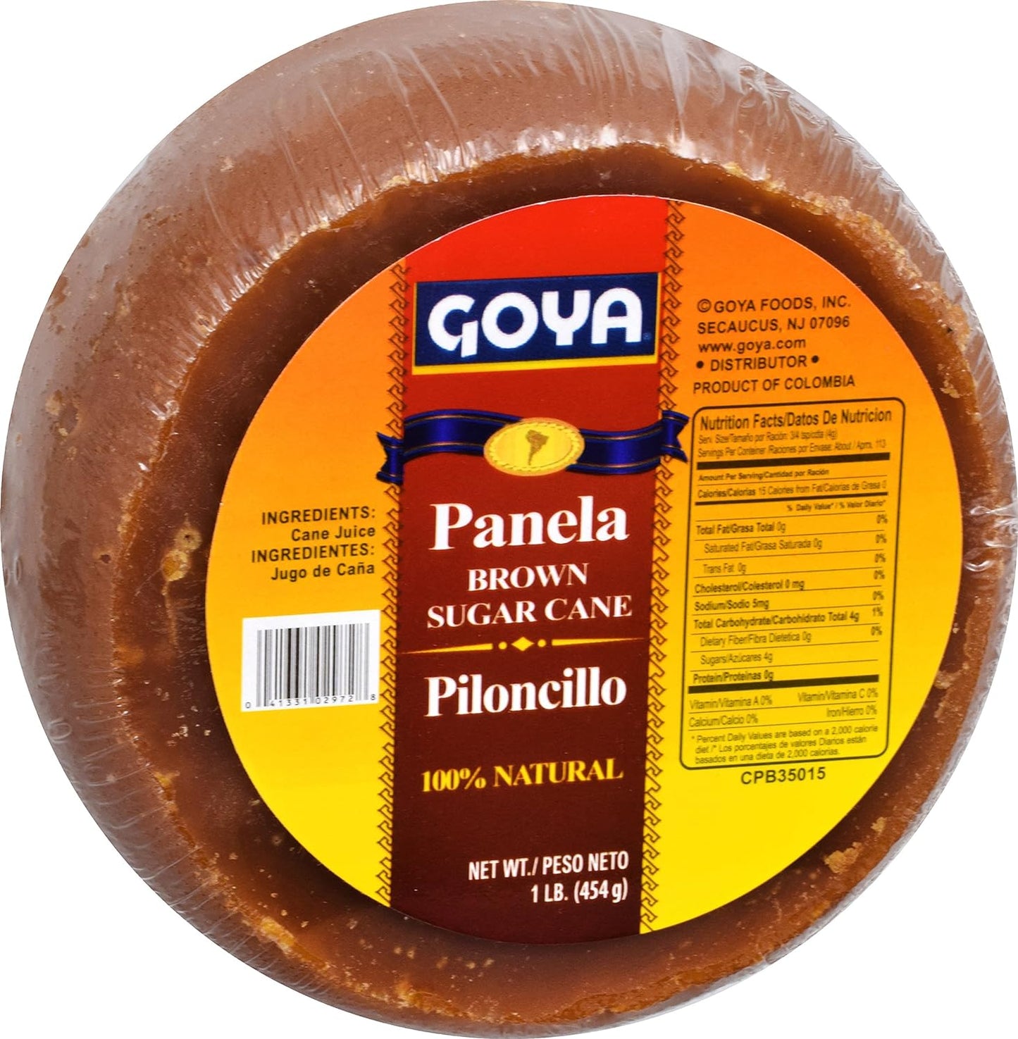 Goya Foods Panela Brown Sugar Cane, 16 Ounce - Case 1