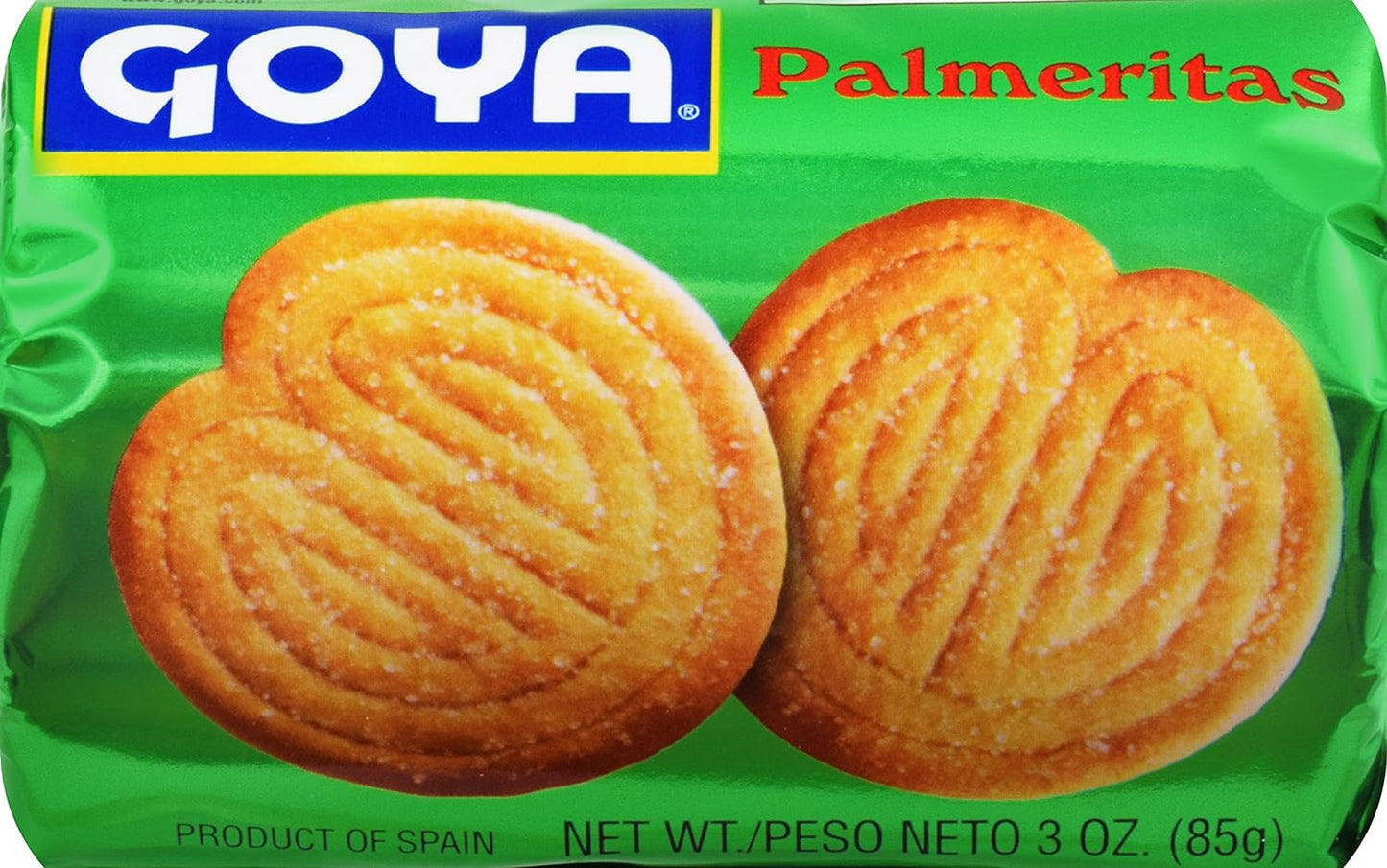 Goya Palmerita Cookies, 3 Ounce - Case 1