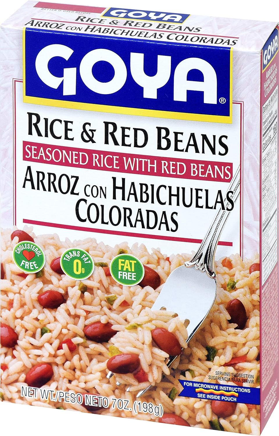 Goya Seasoned Rice and Red Beans Mix, 7 Ounce - Case 1