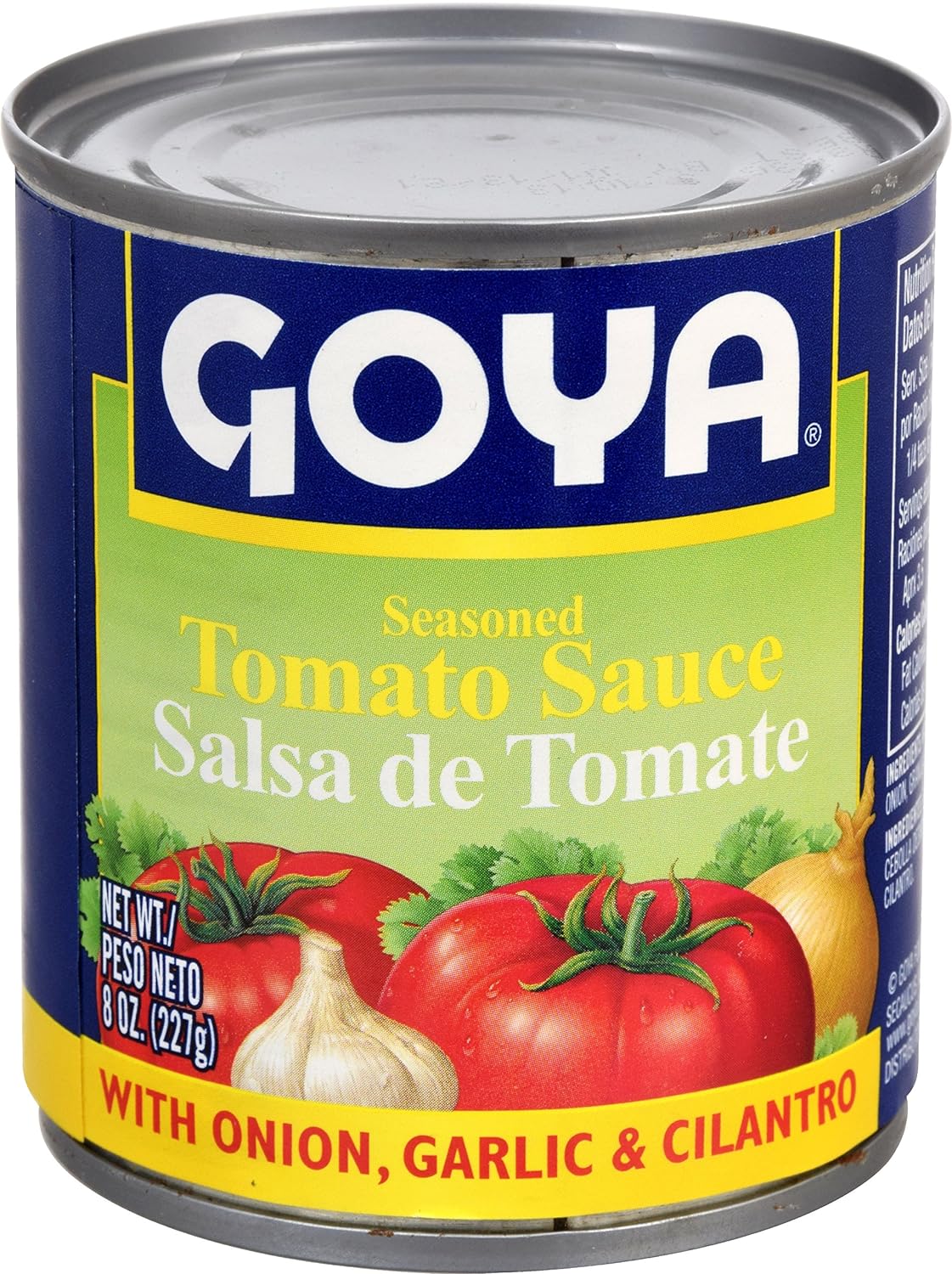 Goya Foods Tomato Sauce with Cilantro, Onion & Garlic, 8 Ounce - Case 1