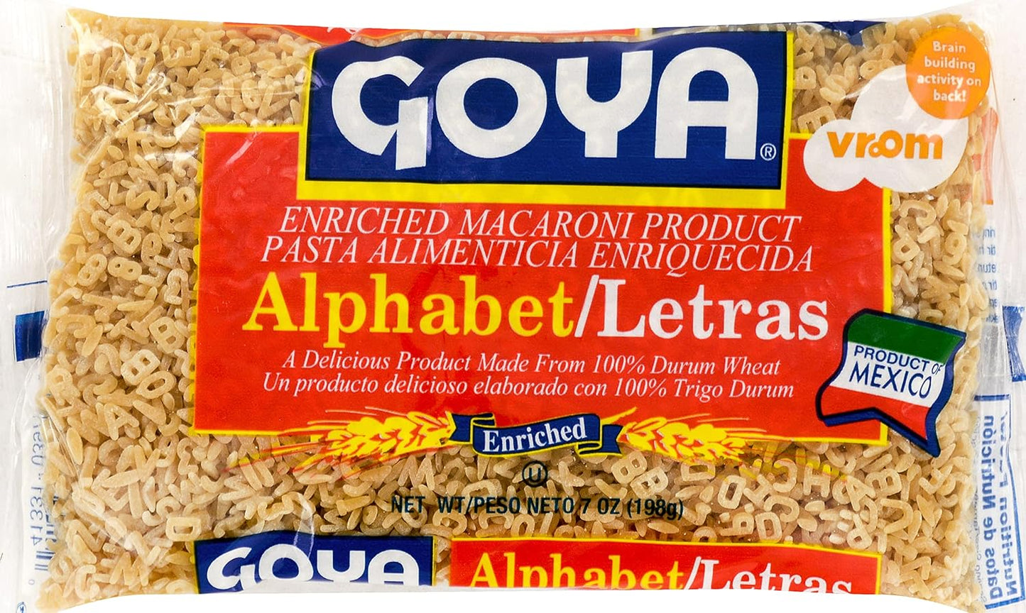 Goya Alphabet Pasta, 7 Ounce - Case 1