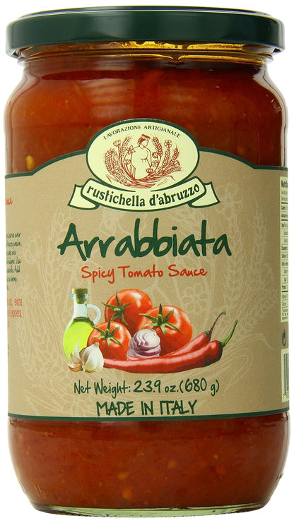 Rustichella D' Abruzzo Family Size Arrabbiata Sauce, 24 Fluid Ounce - Case 1