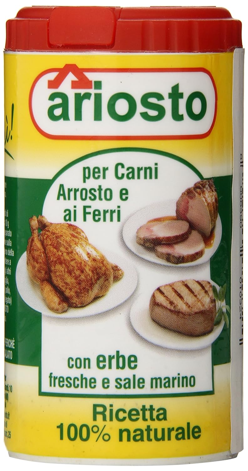 Ariosto Meat Seasoning, Roasted and Grilled, 2.8 Ounce Case 1