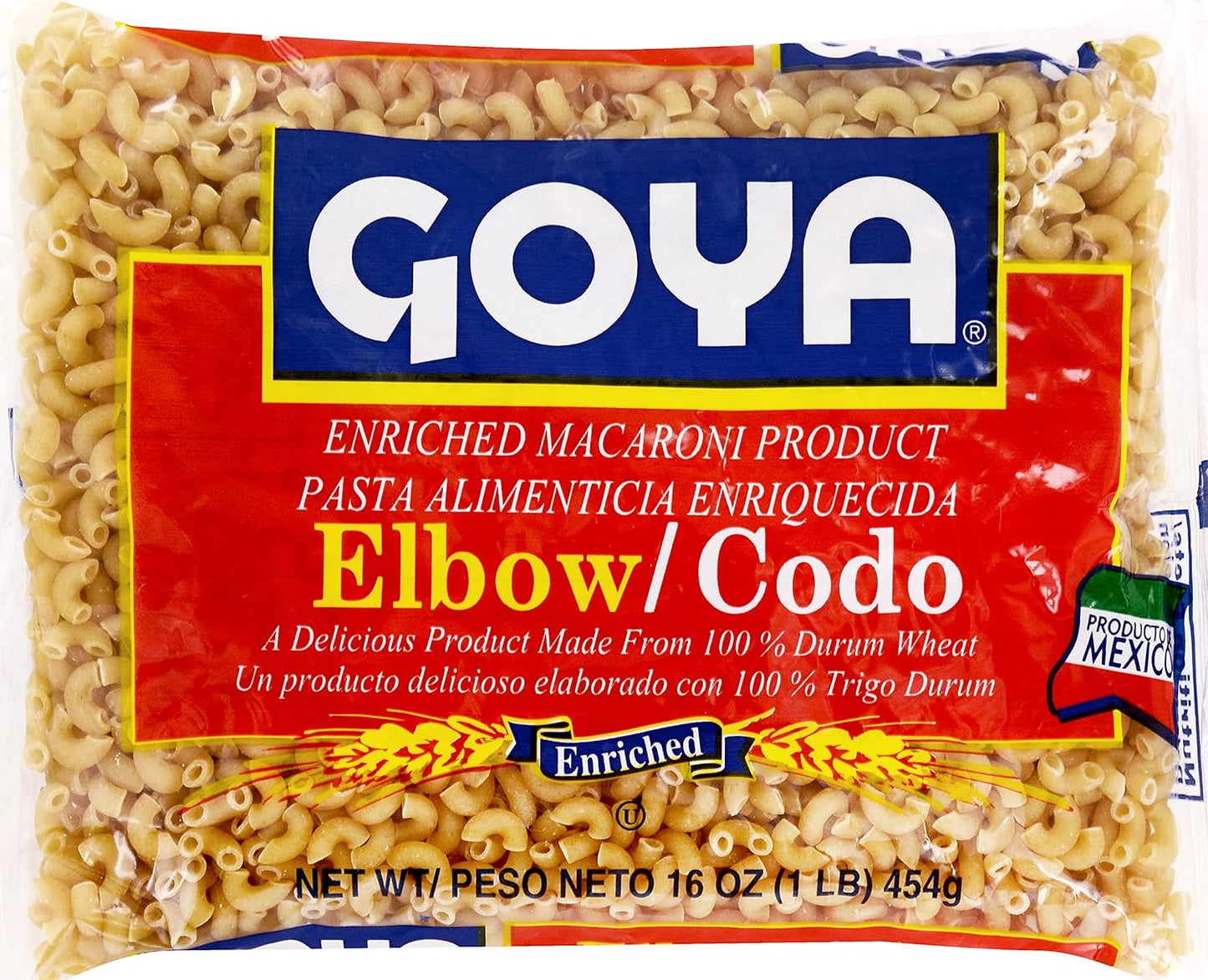 Goya Elbow Macaroni, 16 oz - Case 1