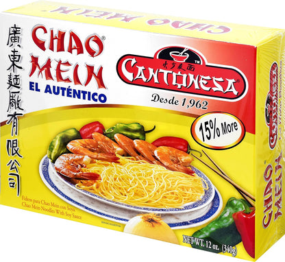 Cantonesa Chao Mein Noodles With Soy Sauce, 12 Ounce - Case 1