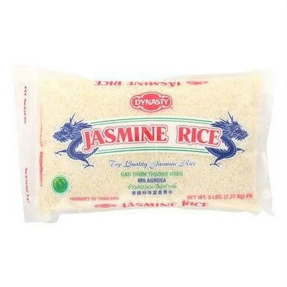 DYNASTY, RICE JASMINE ENRICHED, 5 lb - Case 1