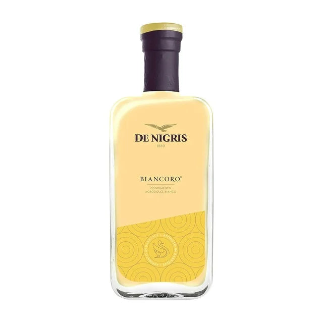 De Nigris Excellence Line - Biancoro Sweet White Wine Vinegar 8,5 Oz (250ml) | with Balsamic Vinegar From Modena Italy, Sweet And Sour Condiment | Aged - Case 1