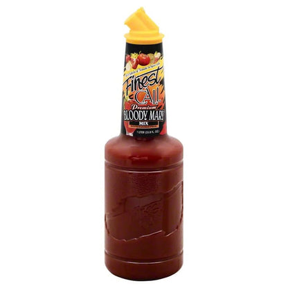 Finest Call Premium Bloody Mary Drink Mix, 1 Liter Bottle (33.8 Fl Oz) - Case 1