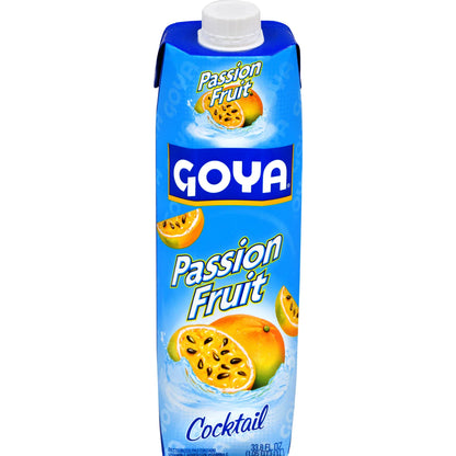 Goya Passion Fruit Cocktail, 33.8 fl oz - Case 1