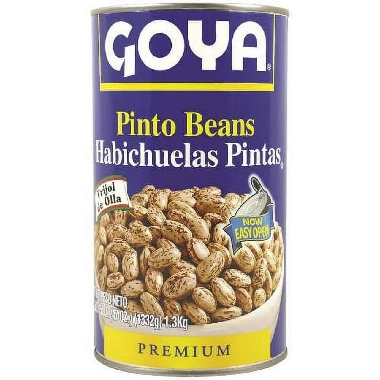 Goya Pinto Beans, Canned Beans, 47 oz - Case 1