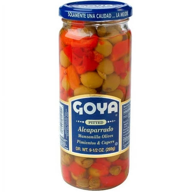 Goya Pitted Alcaparrado, 9.5 oz - Case 1