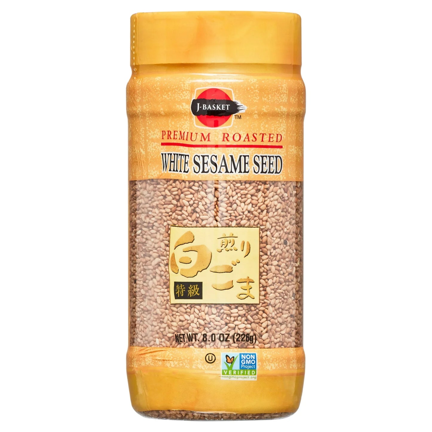 JFC White Roasted Sesame Seed, 8 oz - Case 1