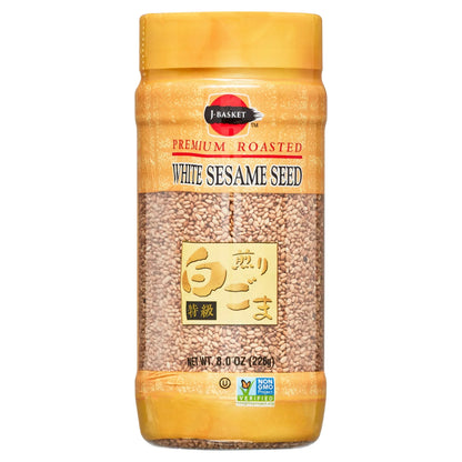 JFC White Roasted Sesame Seed, 8 oz - Case 1