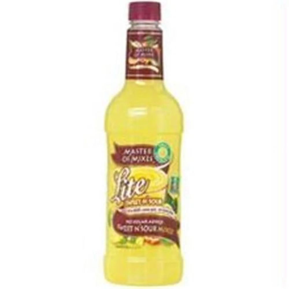 Master of Mixes Sweet and Sour Mixer, 33.8 fl oz - Case 1