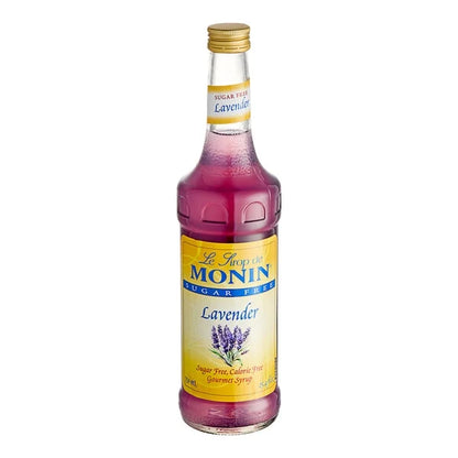 Monin Sugar-Free Lavender Flavoring Syrup 750 mL - Case 1